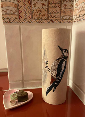 Zylin Dekorationsröhre Specht in Umgebung