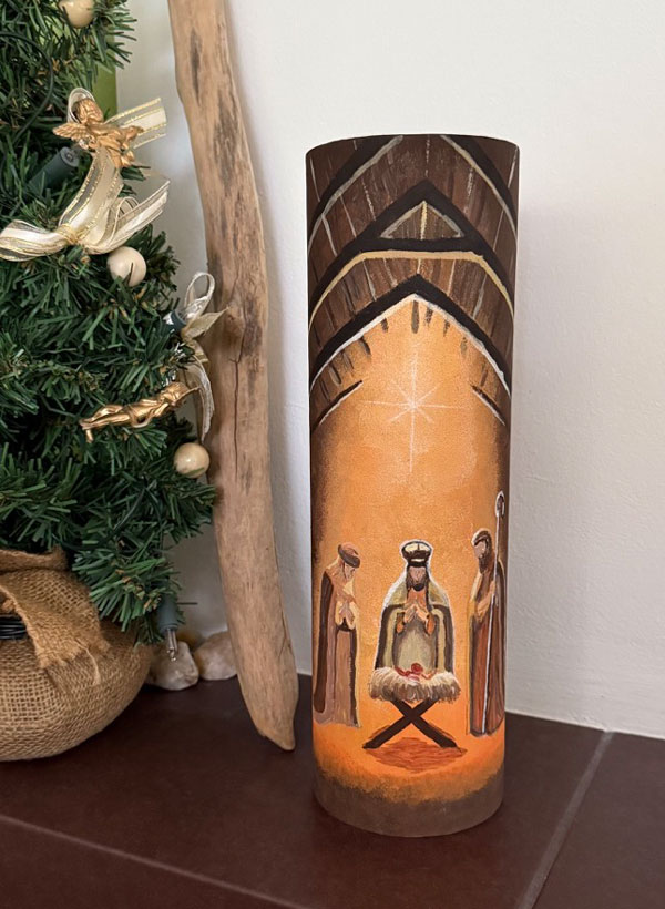 Zylin Deko-Röhre Grippe